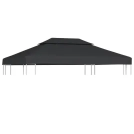 zadaszenie-do-altany-4x3-m-antracytowe-wodoodporne-poliester-310-g-m