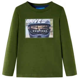 dzieciecy-longsleeve-z-nadrukiem-kasku-ciemne-khaki-rozmiar-128