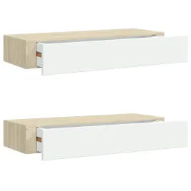 polka-wiszaca-z-szuflada-mdf-i-metal-debowy-i-bialy-60x235x10-cm