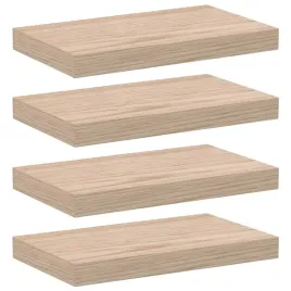 polka-scienna-prostokatna-40-x-235-x-4-cm-dab-metal-4-szt