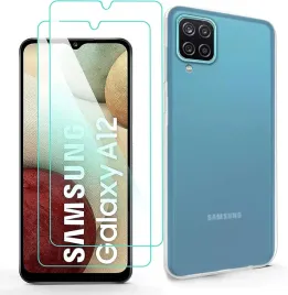 etui-galaxy-a12-m12-silikon-przezroczysty-2x-szklo-hartowane