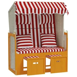 lezak-plazowy-z-baldachimem-czerwono-bialy-115-x-55-x-133-151-156-cm