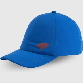 czapka-sportowa-4f-dziecieca-baseballowka-z-daszkiem-kaszkietowka-niebieska