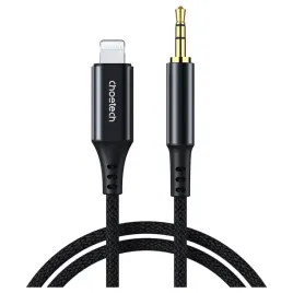 kabel-choetech-aux009-lighting-mini-jack-3-5mm-2-m-czarny