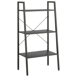 czarny-regal-drabinowy-3-poziomowy-ze-stali-56x35x108-cm