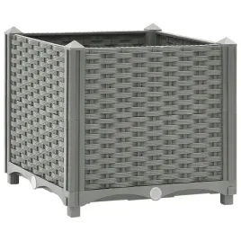 donica-ogrodowa-z-polipropylenu-styl-rattan-jasnoszara-40x40x38-cm