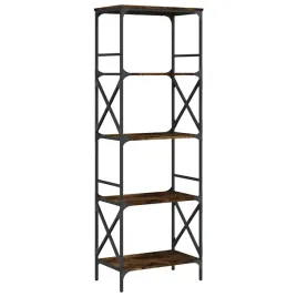 regal-na-ksiazki-z-metalowa-rama-przydymiony-dab-59x35x171-cm
