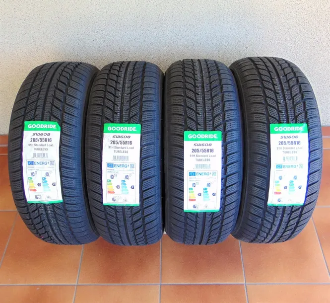 4x 205/55R16 OPONY ZIMOWE KOMPLET 4 sztuki przyczepność na śniegu (3PMSF)