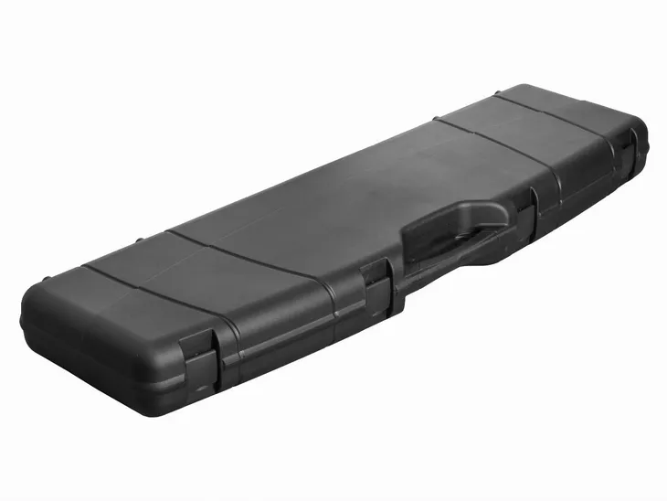 Kufer na broń Megaline 130x35x12 czarny klamry