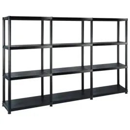 regal-na-ksiazki-i-dekoracje-61-x-305-x-130-cm-czarny-plastikowy