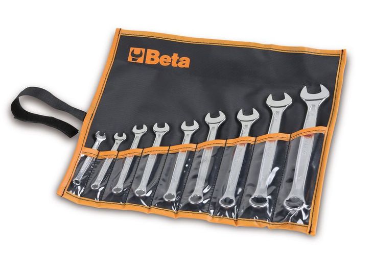 Komplet 9 kluczy płasko-oczkowych Beta 42NEW/B9 - rozmiary:6-19mm