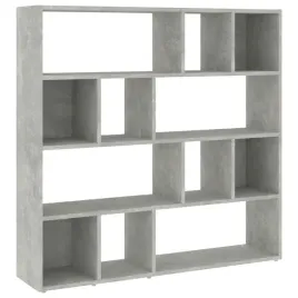 regal-na-ksiazki-z-tworzywa-drewnopochodnego-szarosc-betonu-105x24x1