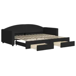 czarna-rozkladana-lezanka-2-w-1-z-szufladami-223-x-100-x-75-cm