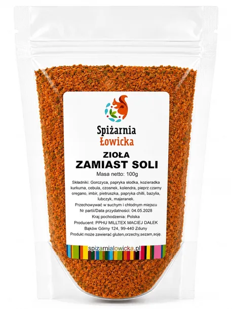 Zioła zamiast soli 100g - wysoka jakość - Spiżarnia Łowicka