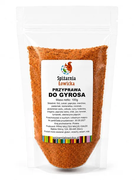 Przyprawa do gyrosa 100g - wysoka jakość - Spiżarnia Łowicka