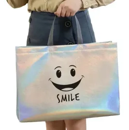 torba-plazowa-na-zakupy-zakupowa-smile-holograficzna-srebrna-sliczna