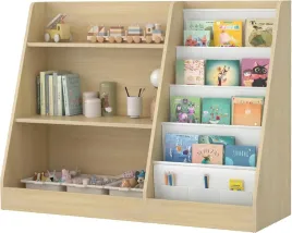 regal-dzieciecy-na-ksiazki-i-zabawki-4-polki-dab-80-cm-biblioteczka