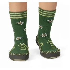 kapcie-dzieciece-playshoes-skarpety-antyposlizgowe-zielone
