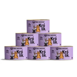 paka-zwierzaka-kot-monobialkowa-mokra-karma-dla-kota-krolik-zestaw-6x200g