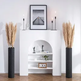 sziqiqi-wazony-podlogowe-70-cm-metalowe-czarne-zestaw-2-szt