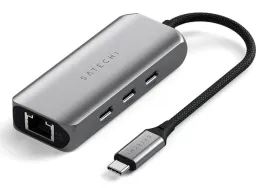 satechi-st-h3c25em-huby-i-koncentratory-usb-type-c-10000-mbit-s-szary