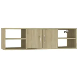 szafka-scienna-z-6-polkami-i-blatem-dab-sonoma-102x30x29-cm