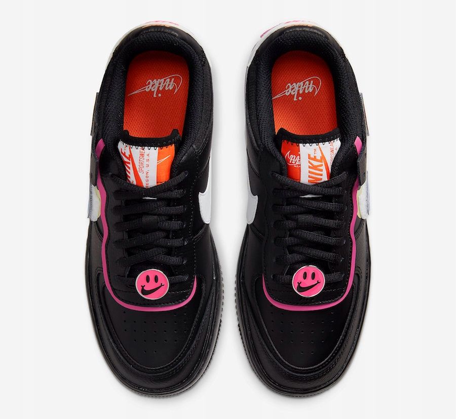 nike air force z różowym znaczkiem