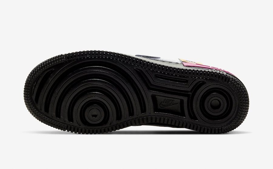nike air force z różowym znaczkiem