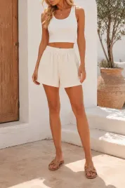 kc26303-boohoo-krotkie-spodenki-z-wysokim-stanem-teskturowe-ecru-27-m