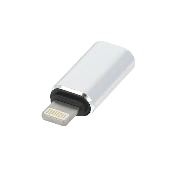 adapter-typ-c-zenski-do-lightning-meski-srebrny-stan-nowy