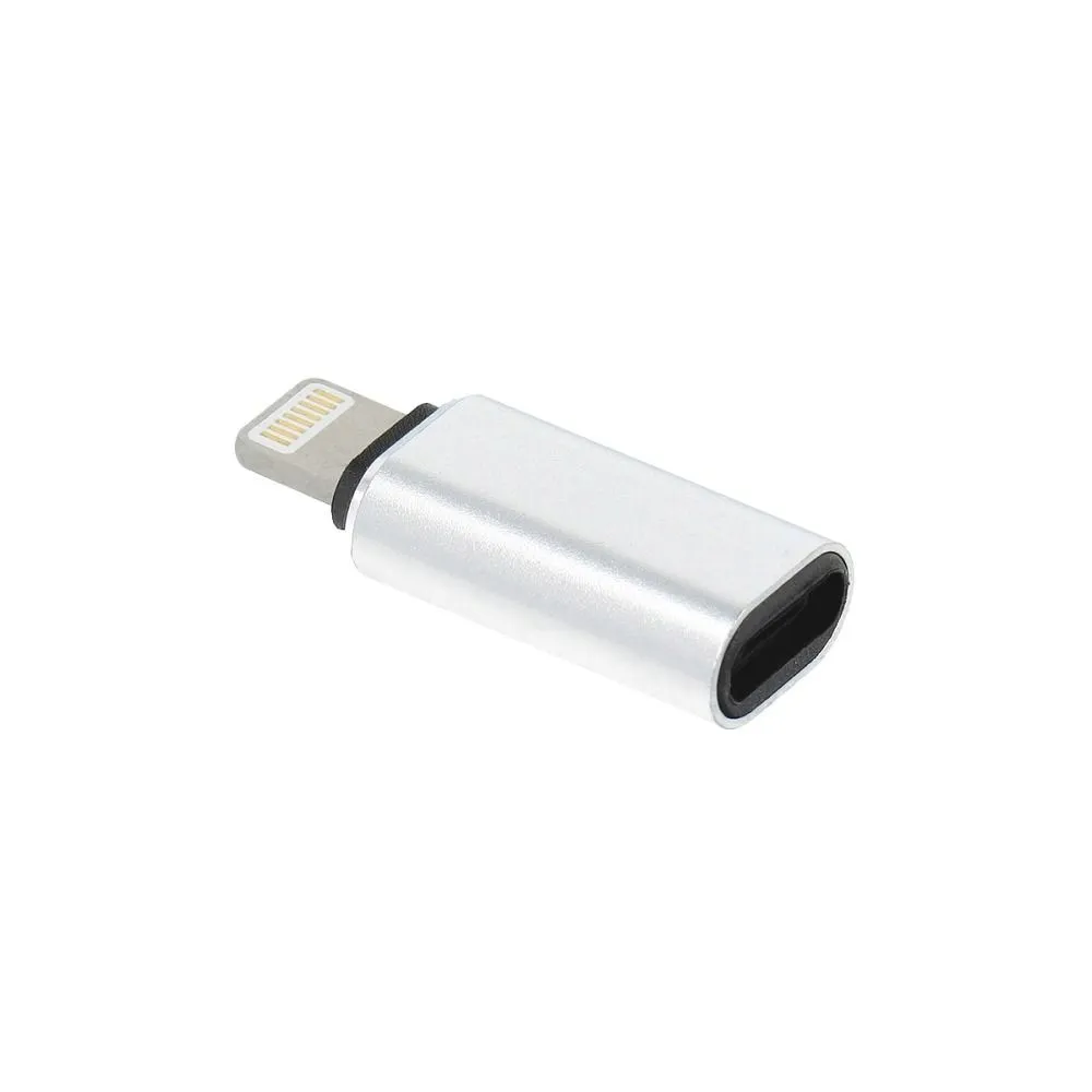 adapter-typ-c-zenski-do-lightning-meski-srebrny-stan-nowy