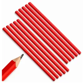 olowek-budowlany-stolarski-czerwony-240mm-grafit-5b-techniczny-zestaw-10szt