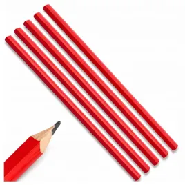 olowek-budowlany-stolarski-czerwony-240mm-grafit-5b-techniczny-zestaw-5szt