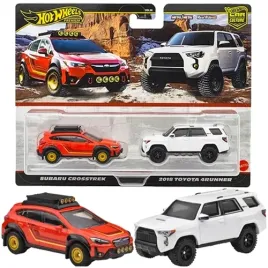 hot-wheels-premium-subaru-crosstrek-toyota-4runner-samochod-autko-mattel