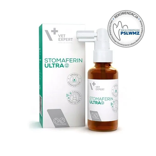 VetExpert Stomaferin Ultra Preparat do Jamy Ustnej Psów Kotów 30ml