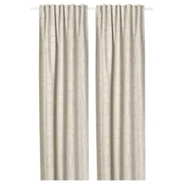 ikea-lonnstavmal-zaslony-zaciemniajace-para-bezowy-na-tasmie-145x300-cm