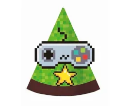 godan-czapeczki-papierowe-game-on-6-sztuk