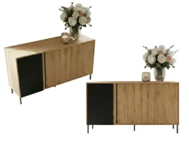 komoda-z-lamelami-lars-jm02-145x80-cm-wysokie-nozki-czarny-dab-odwieczny