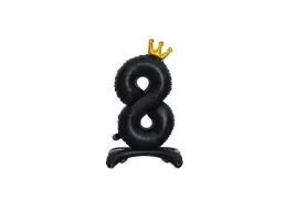 balon-foliowy-stojacy-cyfra-8-czarna-z-korona-85-cm
