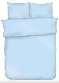 posciel-bawelniana-180x200-niebieska-jednobarwna