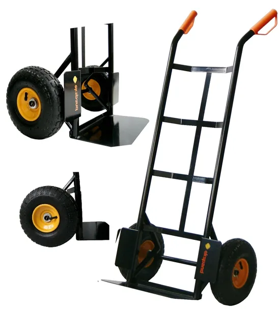 WÓZEK TRANSPORTOWY metalowy magazynowy młynarka TOWAROWY WM03 200kg ręczny