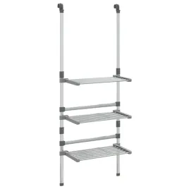 srebrna-3-poziomowa-suszarka-na-pranie-50-x-25-x-90-135-cm