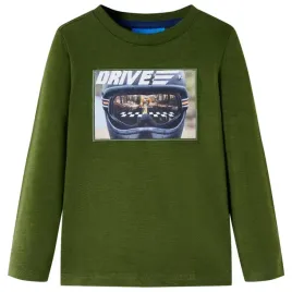 dzieciecy-longsleeve-z-nadrukiem-kasku-ciemne-khaki-rozmiar-128