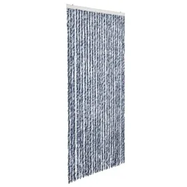 zaslona-przeciwowadziowa-szenilowa-niebiesko-biala-100x220-cm