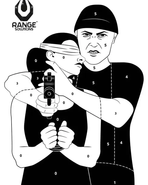 Tarcze Strzeleckie Hostage 50szt