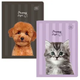 zeszyt-w-a5-16k-3-linia-kolor-interdruk-dla-dziewczynki-kot-puppy-sign-2szt
