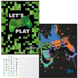 zeszyt-do-nauki-pisania-a4-32k-linia-2-kolor-game-zone-dla-chlopca-x-2szt