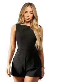 missguided-kombinezon-damski-czarny-krotki-klasyczny-prosty-m-1ja