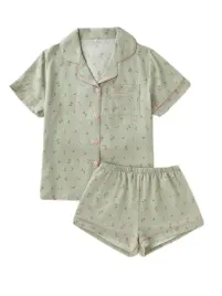 shein-mietowa-bawelniana-pizama-damska-z-krotkim-rekawem-xl-1hb