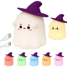 lampka-nocna-led-duszek-dekoracja-halloween-rgb-timer-dotykowa-silikonowa